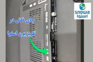 جای فلش در تلویزیون اسنوا